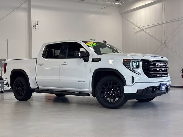 2025 Summit White GMC Sierra 1500 Elevation 4X4 Truck