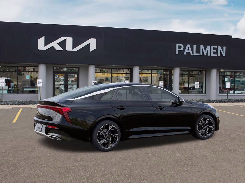 2026 Aurora Black Pearl Kia K5 GT-Line AWD Sedan