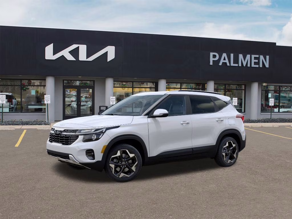 2026 Snow White Pearl Kia Seltos S AWD SUV