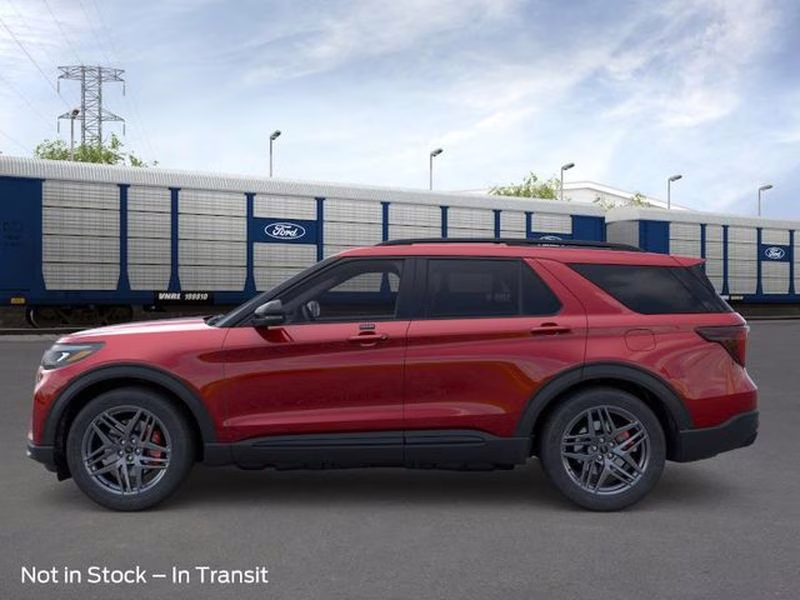 2026 Rapid Red Metallic Tinted Clearcoat Ford Explorer ST 4X4 SUV