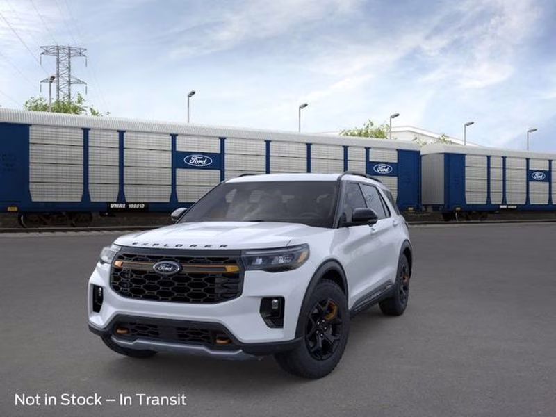 2026 Space White Metallic Ford Explorer Tremor 4X4 SUV