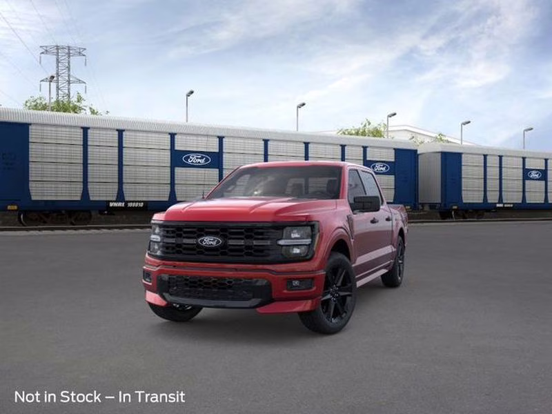 2026 Ruby Red Metallic Tinted Clearcoat Ford F-150 STX 4X4 Truck