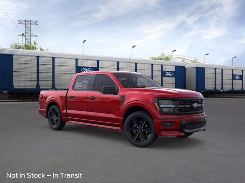 2026 Ruby Red Metallic Tinted Clearcoat Ford F-150 STX 4X4 Truck