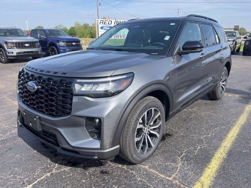 2026 Carbonized Gray Metallic Ford Explorer ST-Line 4X4 SUV