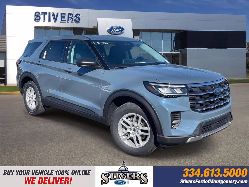 2026 Vapor Blue Metallic Ford Explorer Active RWD SUV