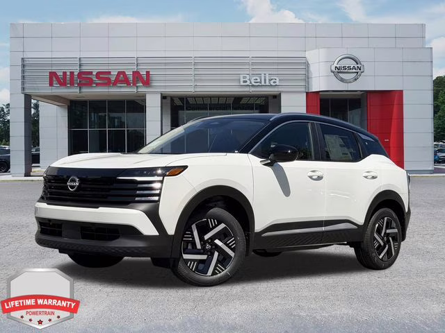 2026 Aspen White/Super Black Nissan Kicks SV FWD SUV