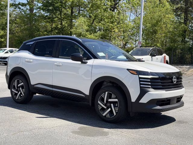 2026 Aspen White/Super Black Nissan Kicks SV FWD SUV
