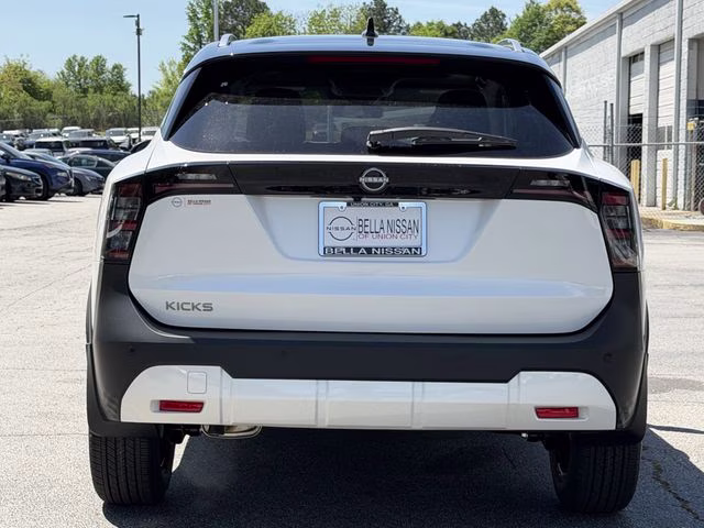 2026 Aspen White/Super Black Nissan Kicks SV FWD SUV