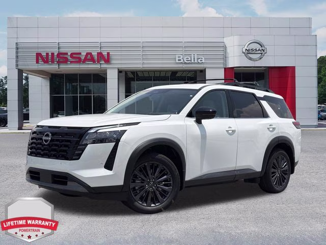 2026 Everest White Pearl Tricoat Nissan Pathfinder SL FWD SUV