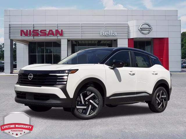 2026 Aspen White/Super Black Nissan Kicks SV FWD SUV
