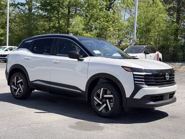 2026 Aspen White/Super Black Nissan Kicks SV FWD SUV