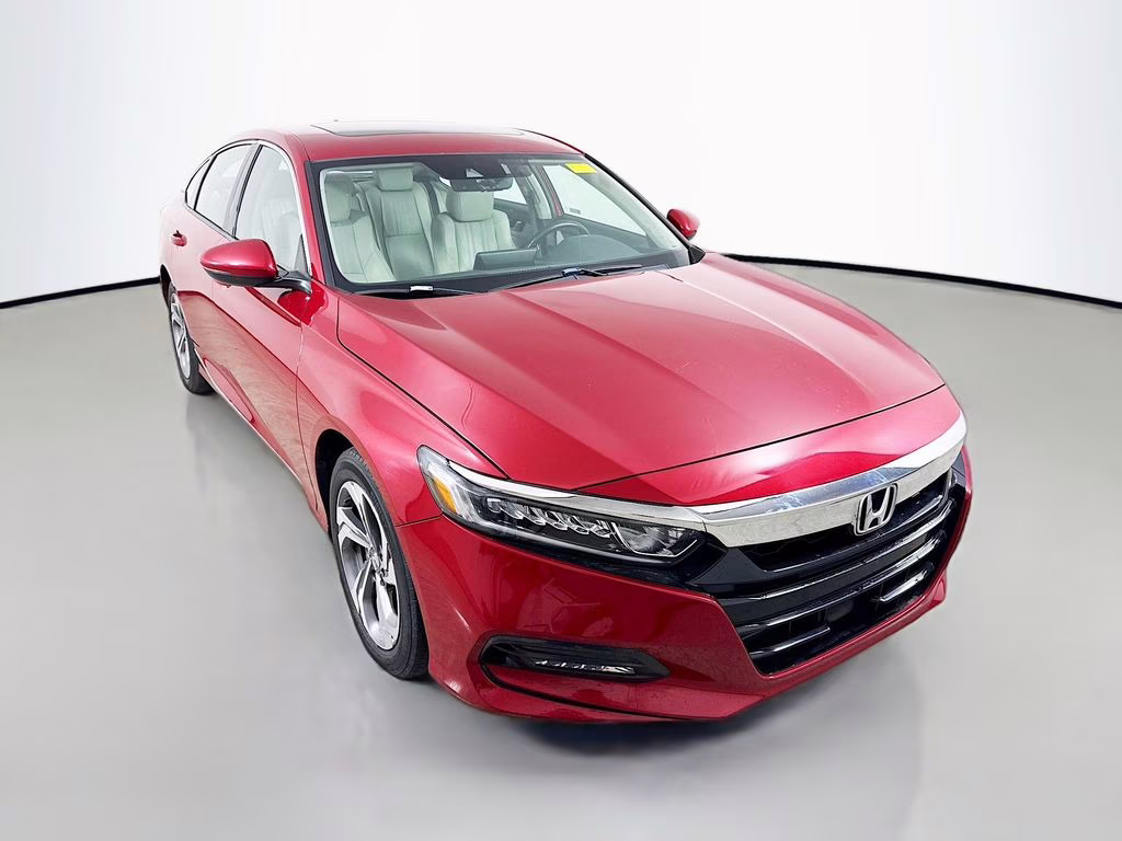 2018 Red Honda Accord EX-L 2.0T FWD Sedan
