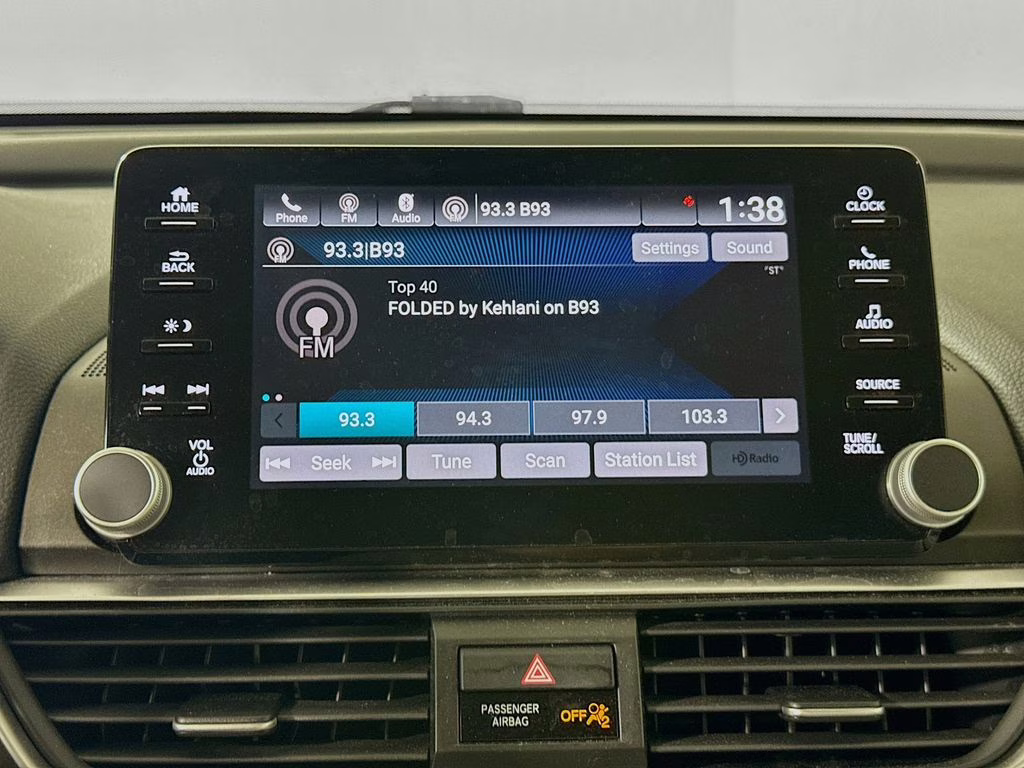 2018 Red Honda Accord EX-L 2.0T FWD Sedan