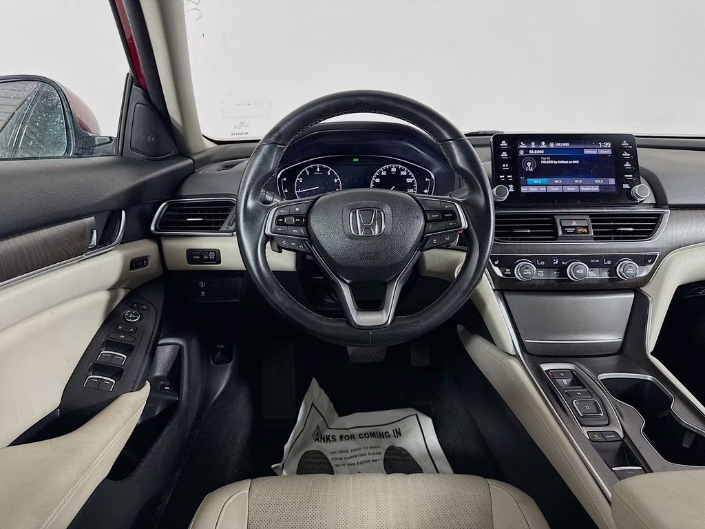 2018 Red Honda Accord EX-L 2.0T FWD Sedan