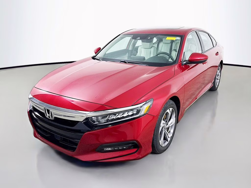 2018 Red Honda Accord EX-L 2.0T FWD Sedan