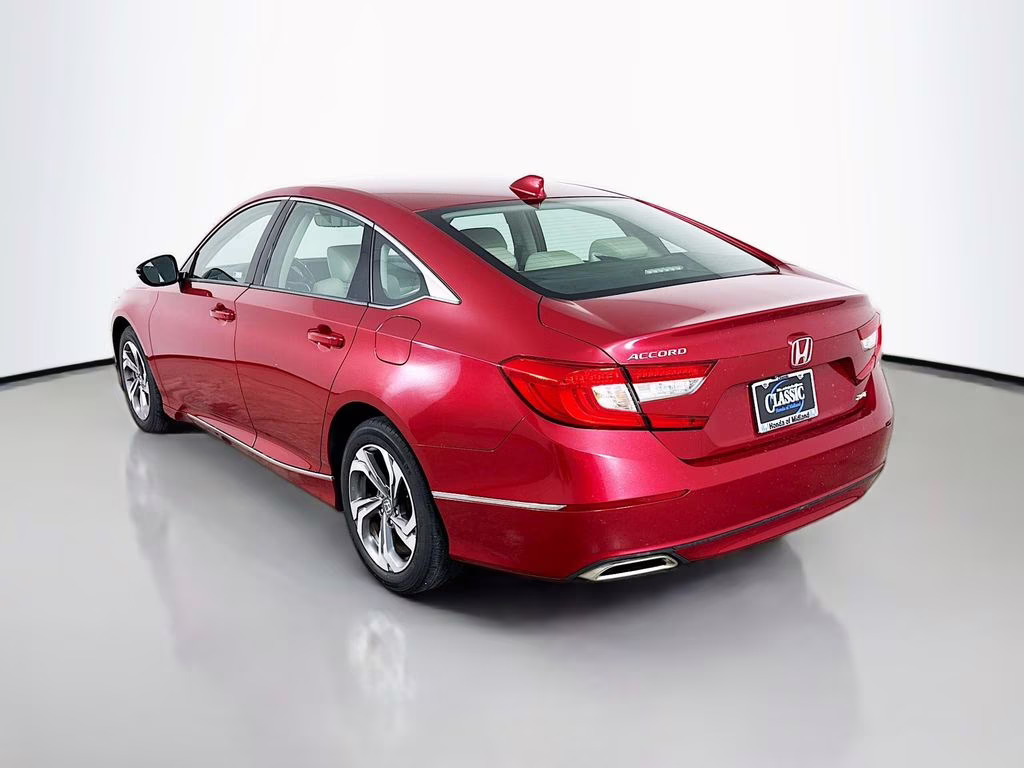 2018 Red Honda Accord EX-L 2.0T FWD Sedan