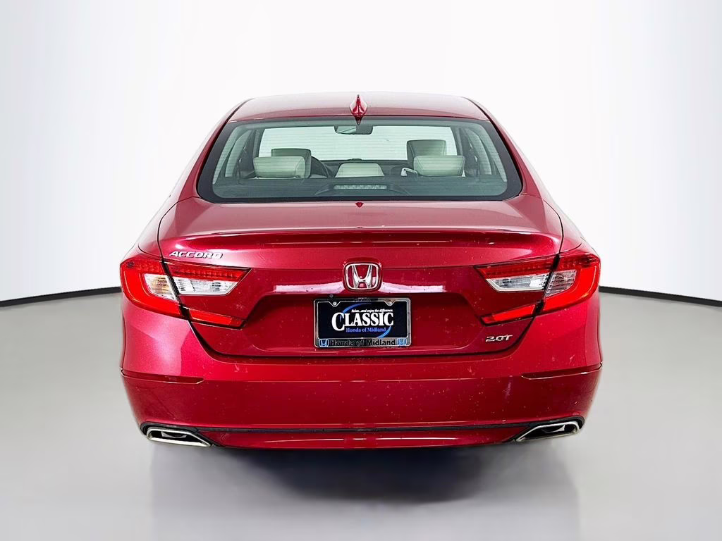 2018 Red Honda Accord EX-L 2.0T FWD Sedan