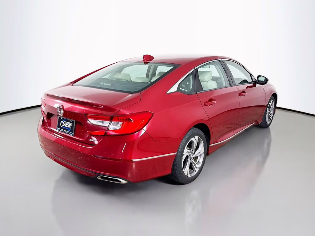 2018 Red Honda Accord EX-L 2.0T FWD Sedan