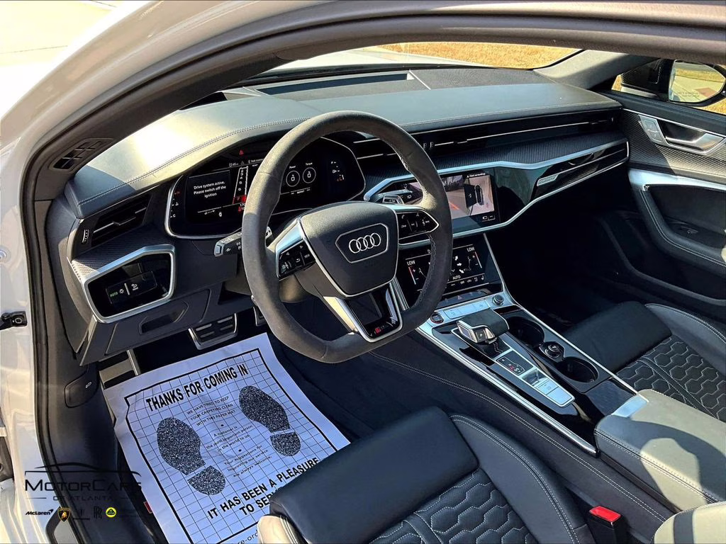 2022 Glacier White Metallic Audi RS 6 4.2 Carbon Optic and RS Design Package AWD Crossover