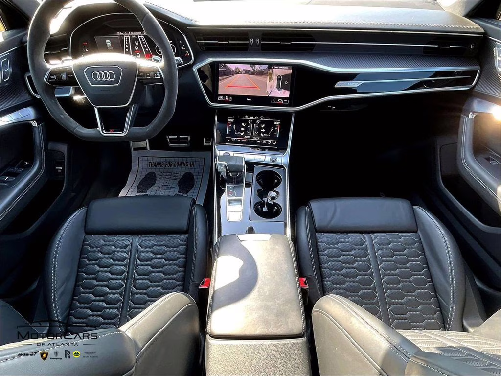 2022 Glacier White Metallic Audi RS 6 4.2 Carbon Optic and RS Design Package AWD Crossover