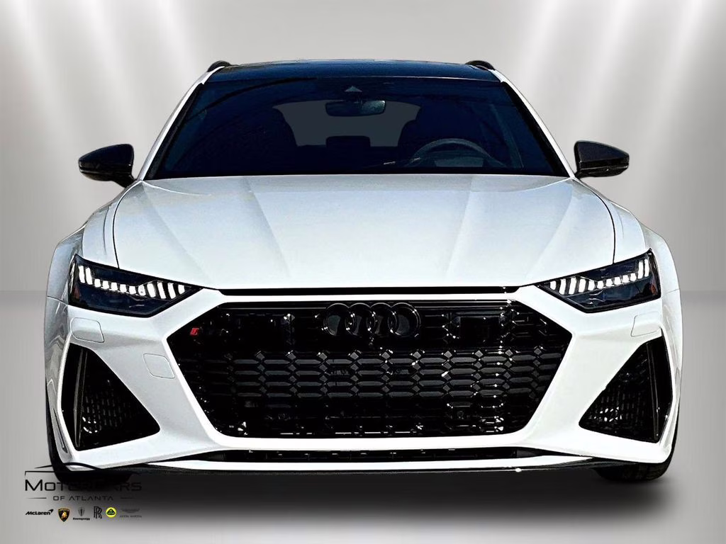 2022 Glacier White Metallic Audi RS 6 4.2 Carbon Optic and RS Design Package AWD Crossover