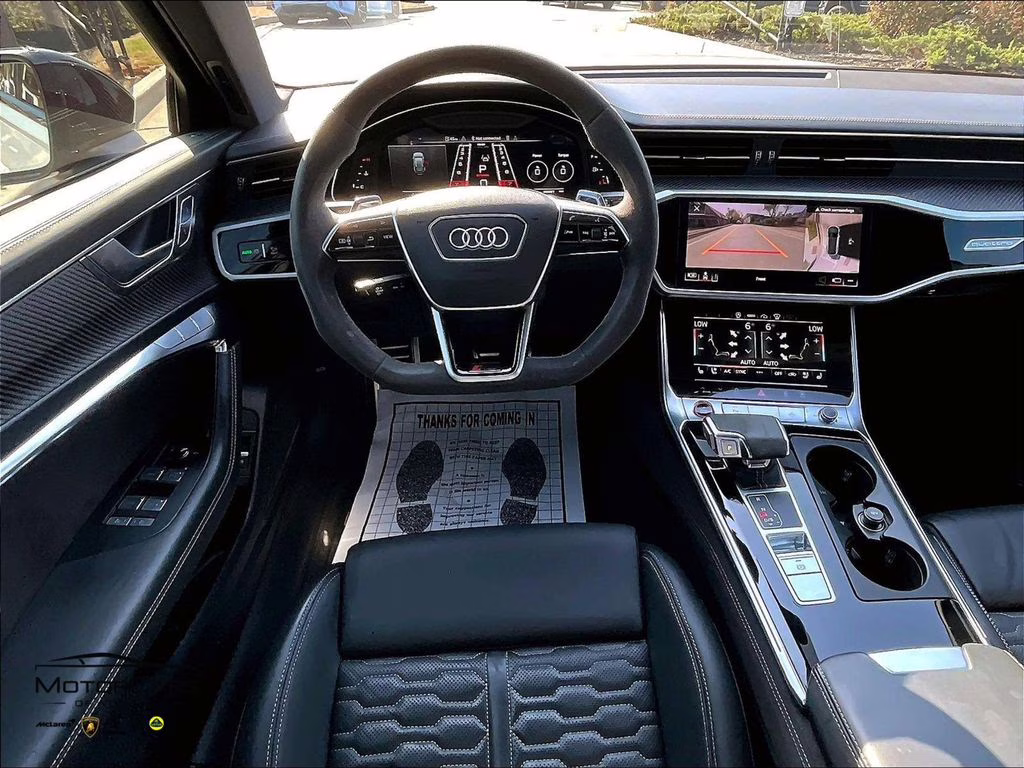 2022 Glacier White Metallic Audi RS 6 4.2 Carbon Optic and RS Design Package AWD Crossover