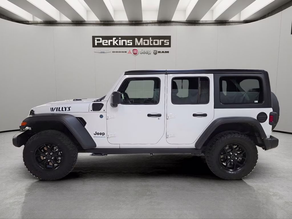 Certified 2025 Jeep Wrangler 4xe Willys 4XE with VIN 1C4RJXN61SW605428 for sale in Colorado Springs, CO