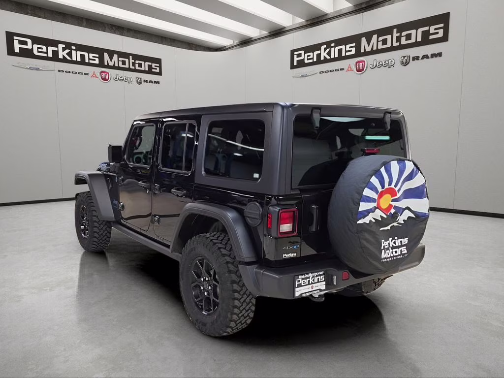 2025 Black Clearcoat Jeep Wrangler 4xe Willys 4X4 SUV