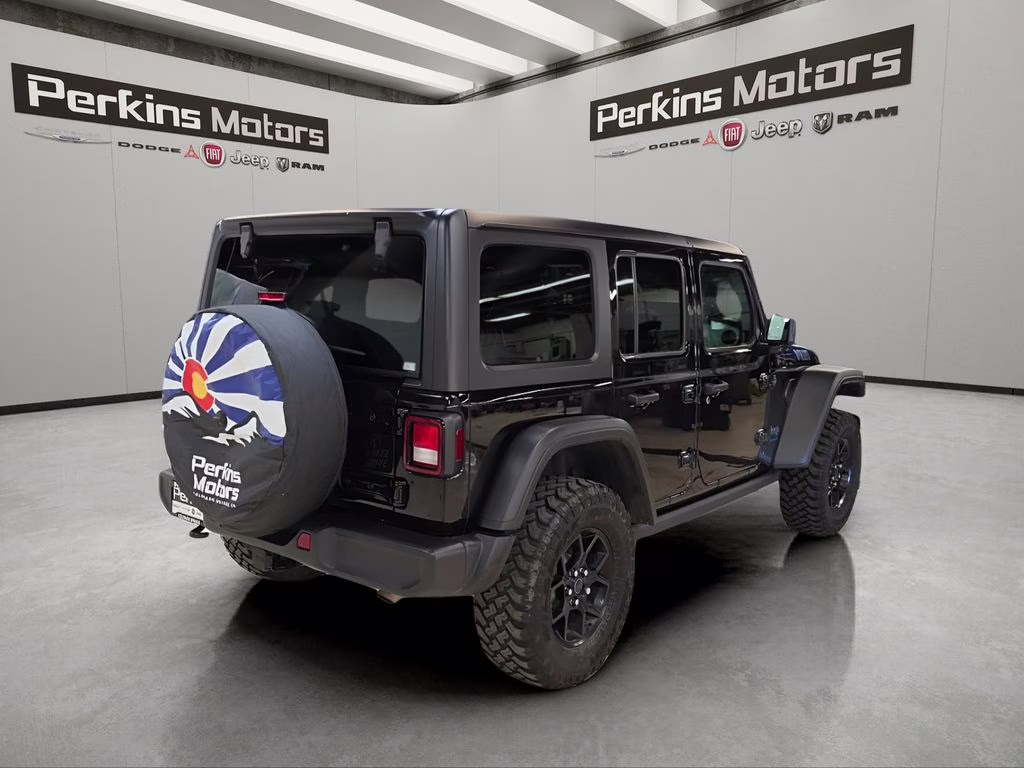 2025 Black Clearcoat Jeep Wrangler 4xe Willys 4X4 SUV