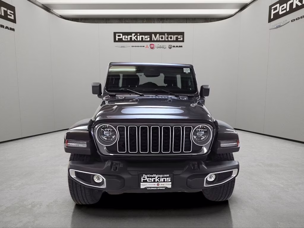 2025 Granite Crystal Metallic Clearcoat Jeep Wrangler 4xe Sahara 4X4 SUV