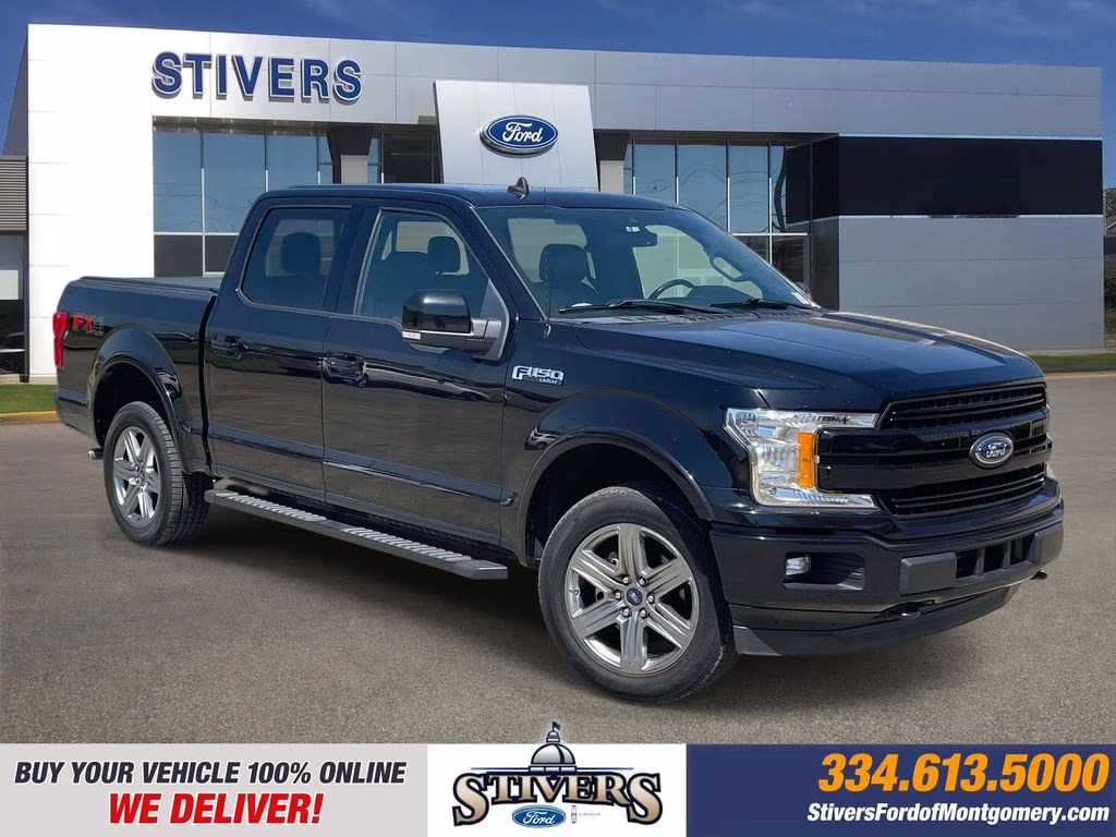 2019 Agate Black Metallic Ford F-150 Lariat 4X4 Truck