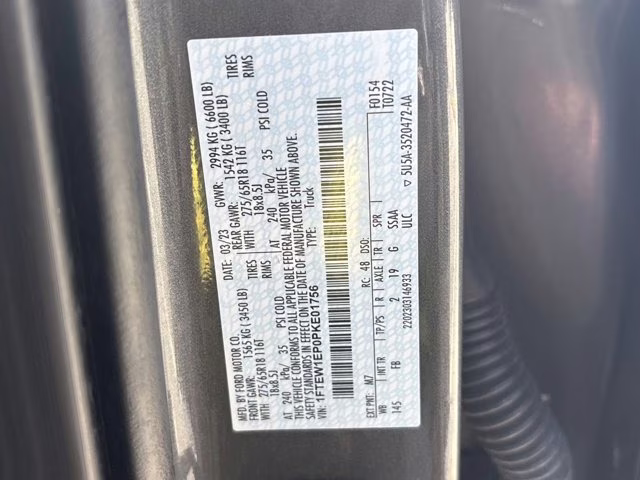 2023 Gray Metallic Ford F-150 XLT 4X4 Truck