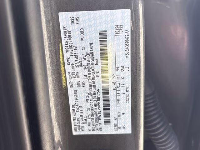 2023 Gray Metallic Ford F-150 XLT 4X4 Truck