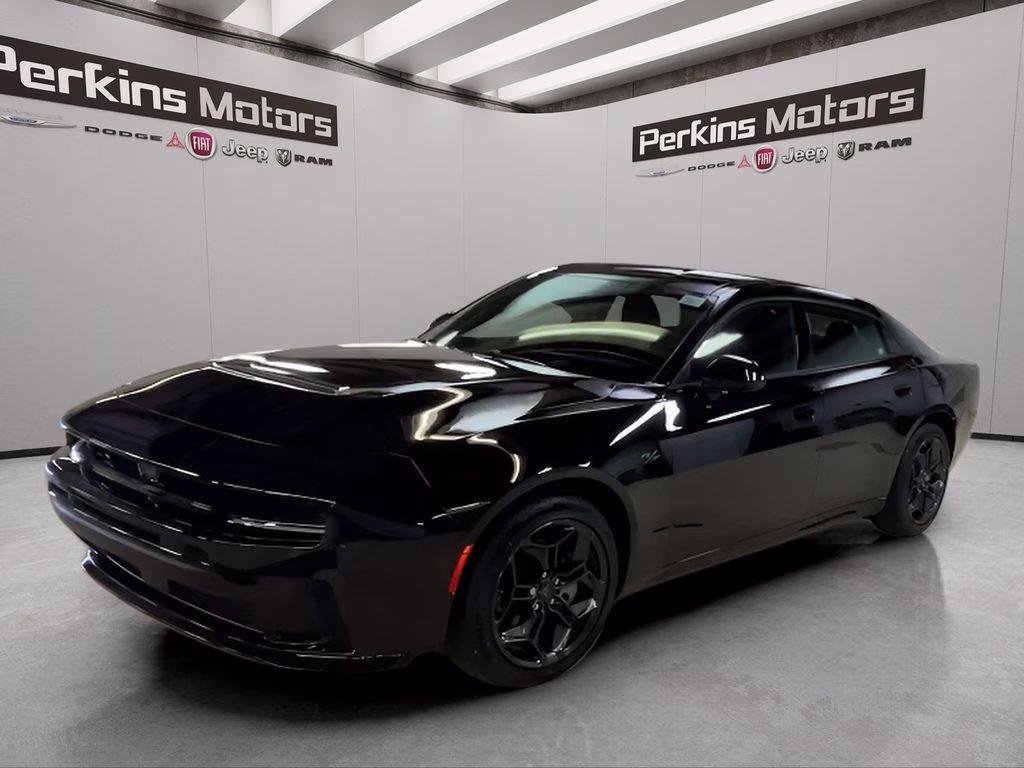 2026 Diamond Black Crystal Pearlcoat Dodge Charger R/T AWD Sedan
