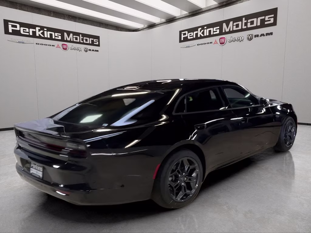 2026 Diamond Black Crystal Pearlcoat Dodge Charger R/T AWD Sedan