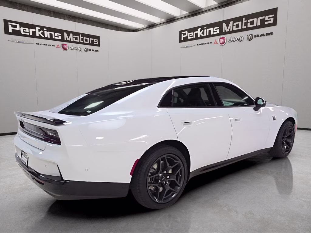 2026 Bright White Clearcoat Dodge Charger Scat Pack Plus AWD Sedan