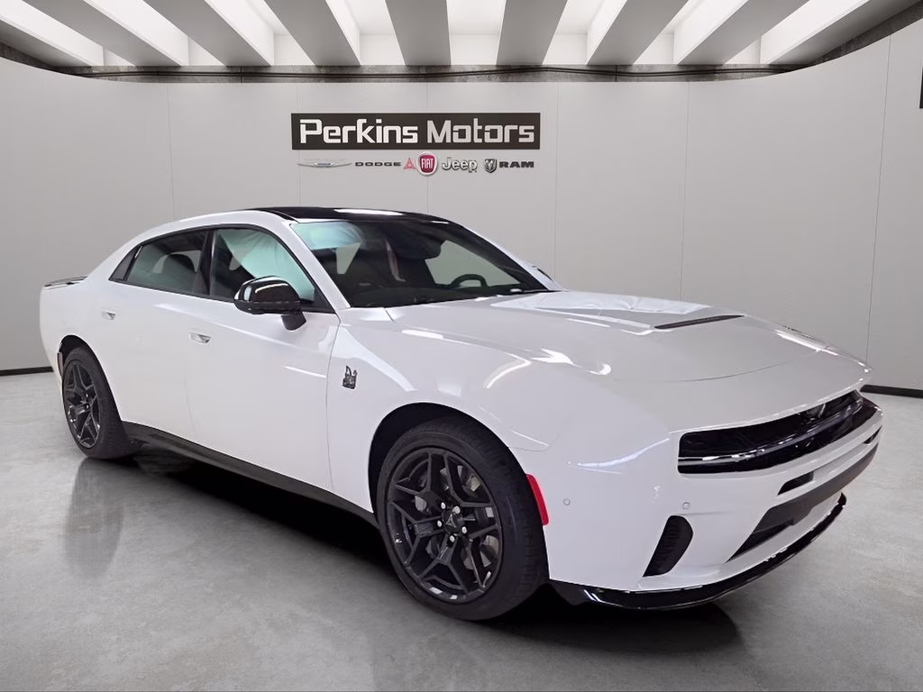 2026 Bright White Clearcoat Dodge Charger Scat Pack Plus AWD Sedan