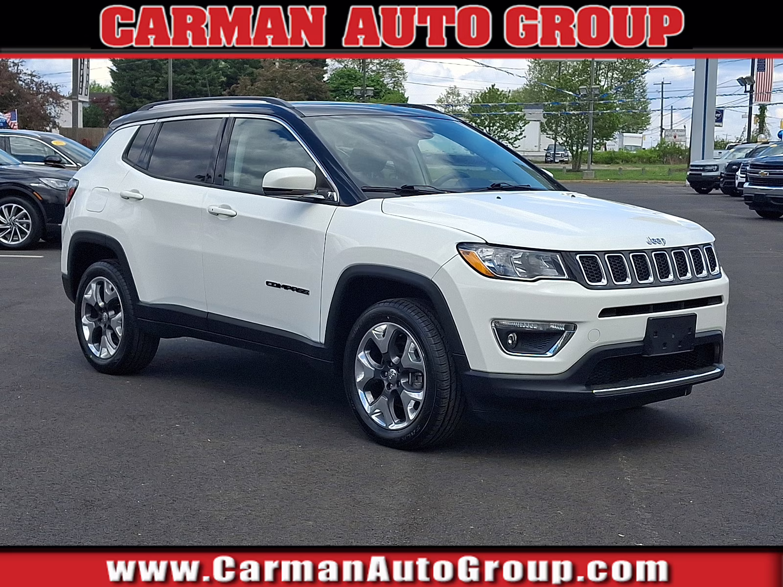 2018 White Clearcoat - PW3 Jeep Compass Limited 4x4 4X4
