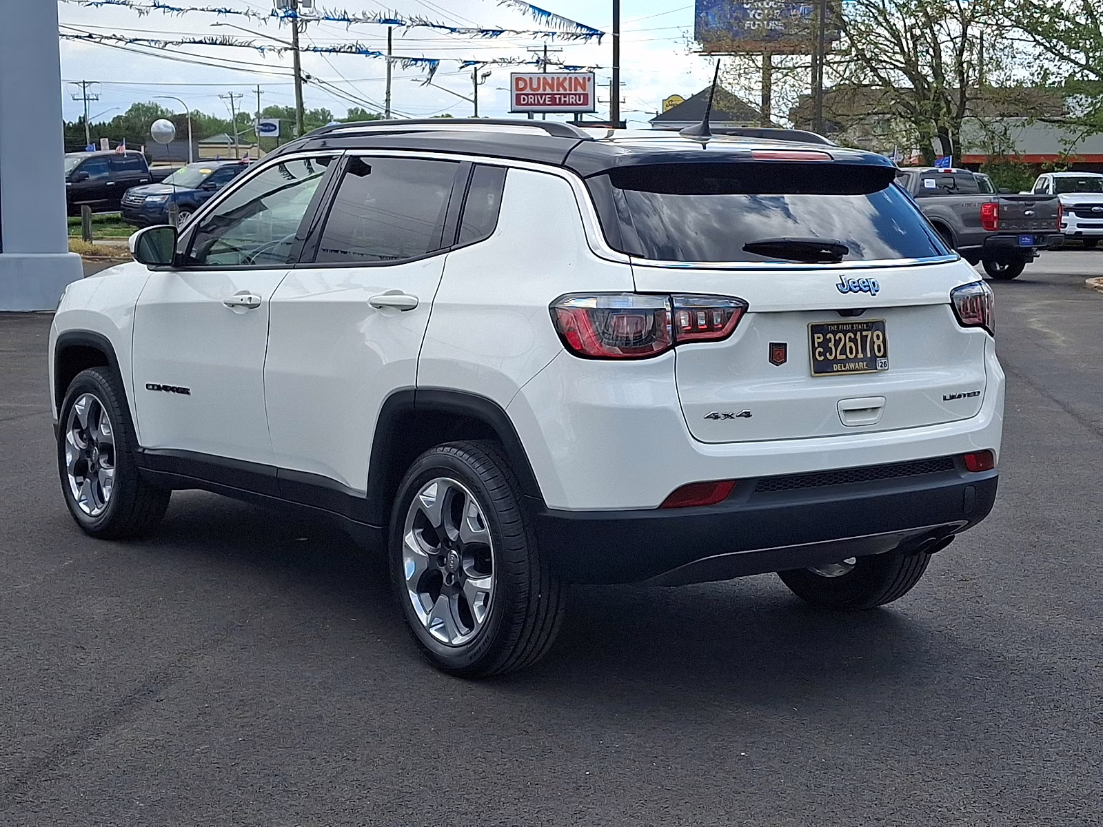 2018 White Clearcoat - PW3 Jeep Compass Limited 4x4 4X4