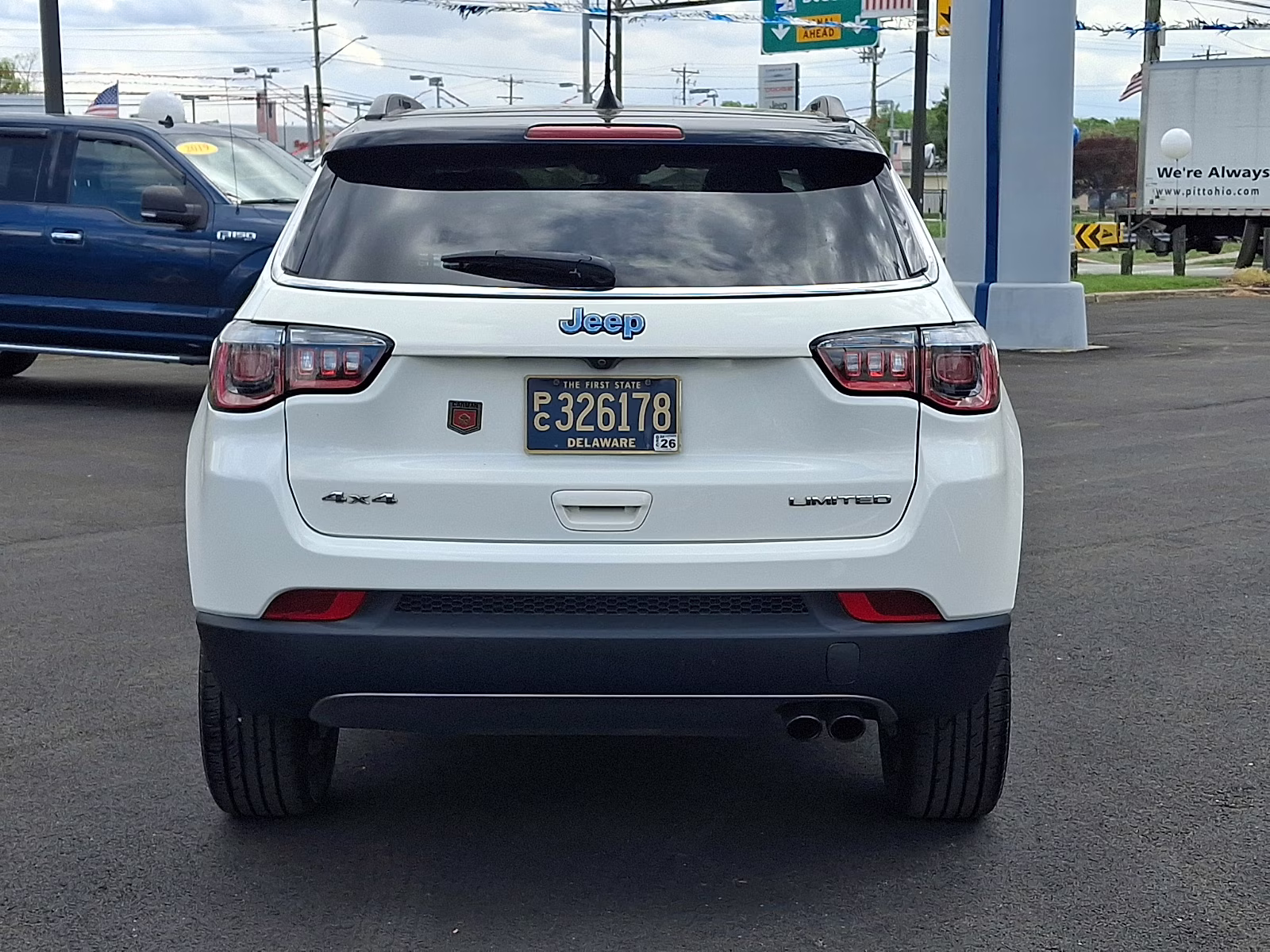 2018 White Clearcoat - PW3 Jeep Compass Limited 4x4 4X4