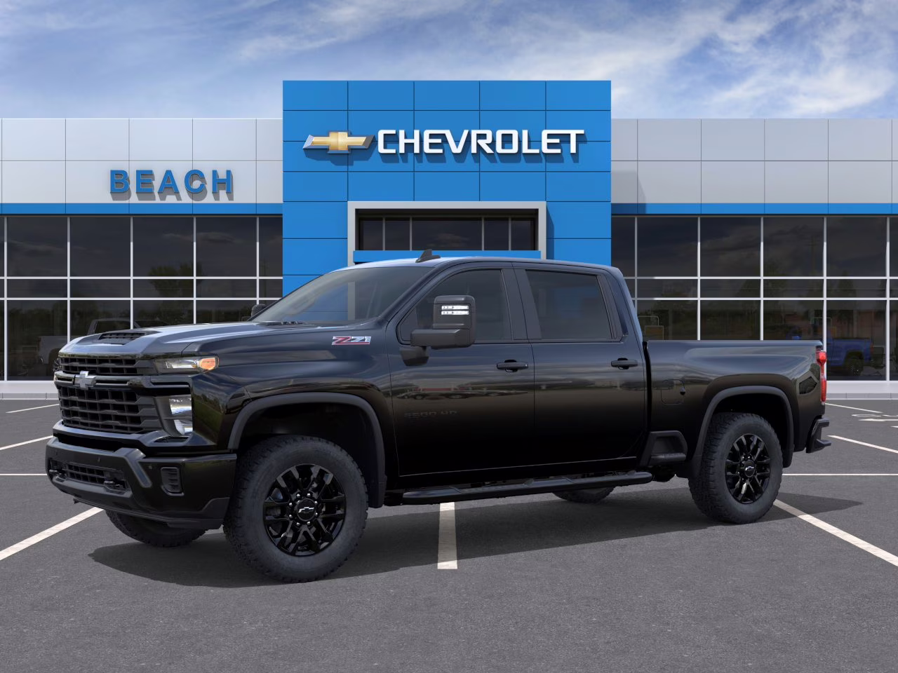 2026 Black Chevrolet Silverado 2500 HD Custom 4X4 Truck