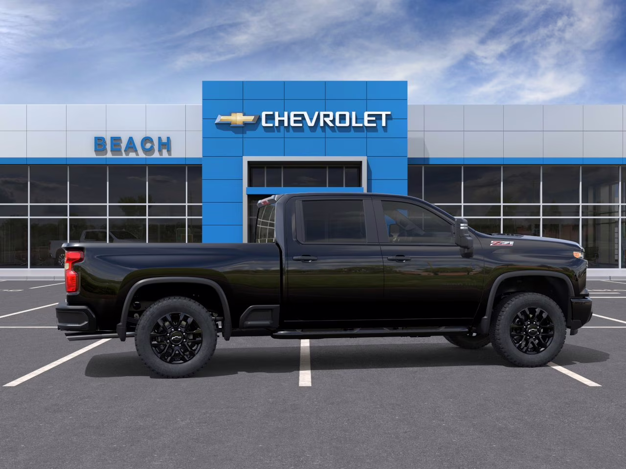 2026 Black Chevrolet Silverado 2500 HD Custom 4X4 Truck