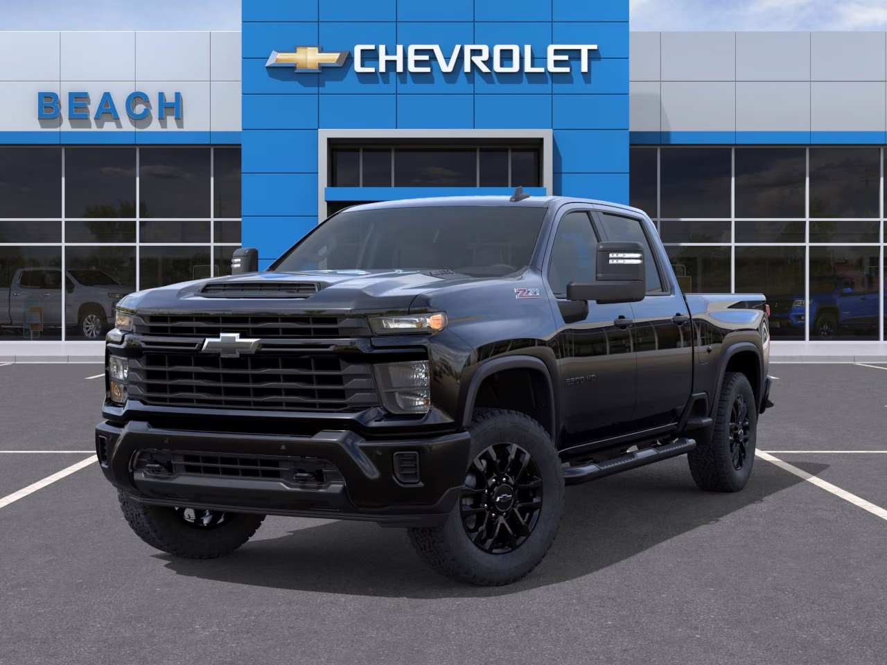 2026 Black Chevrolet Silverado 2500 HD Custom 4X4 Truck