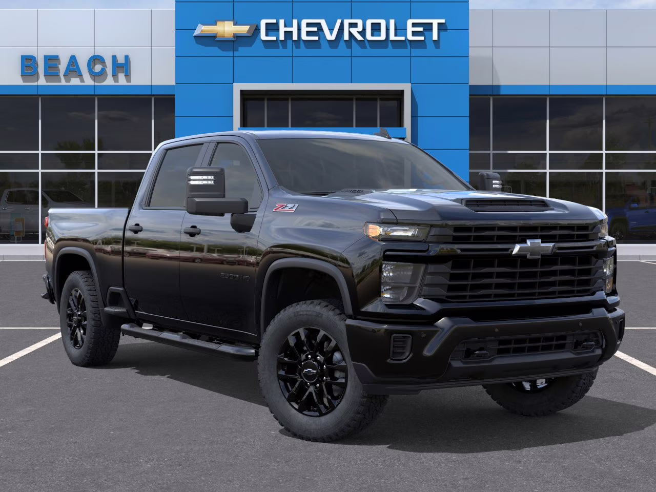 2026 Black Chevrolet Silverado 2500 HD Custom 4X4 Truck