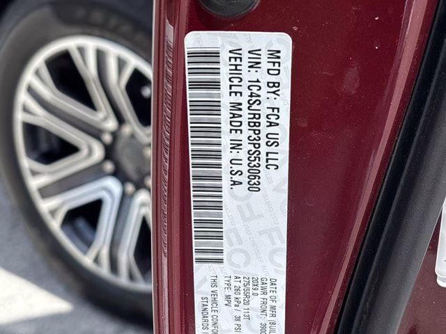 2023 Velvet Red Pearlcoat Jeep Wagoneer L Series II RWD SUV