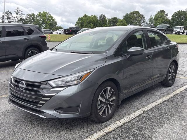 2025 Gun Metallic Nissan Versa 1.6 SV FWD Sedan