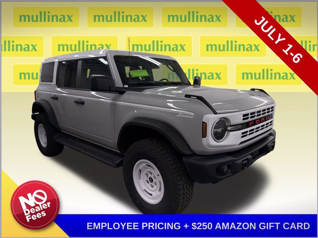 2026 AVALANCHE GRAY Ford Bronco Heritage Edition 4X4 SUV