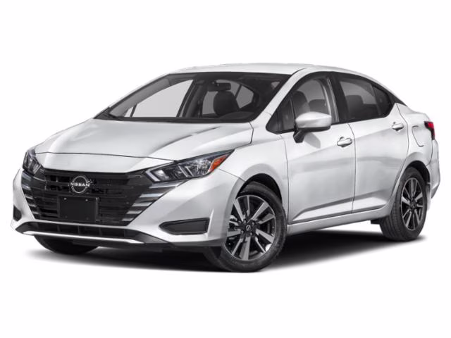 2025 Aspen White Tricoat Nissan Versa 1.6 SV FWD Sedan