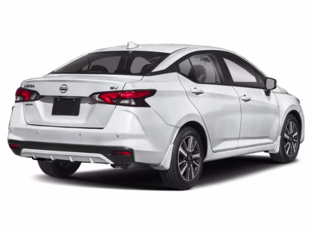 2025 Aspen White Tricoat Nissan Versa 1.6 SV FWD Sedan
