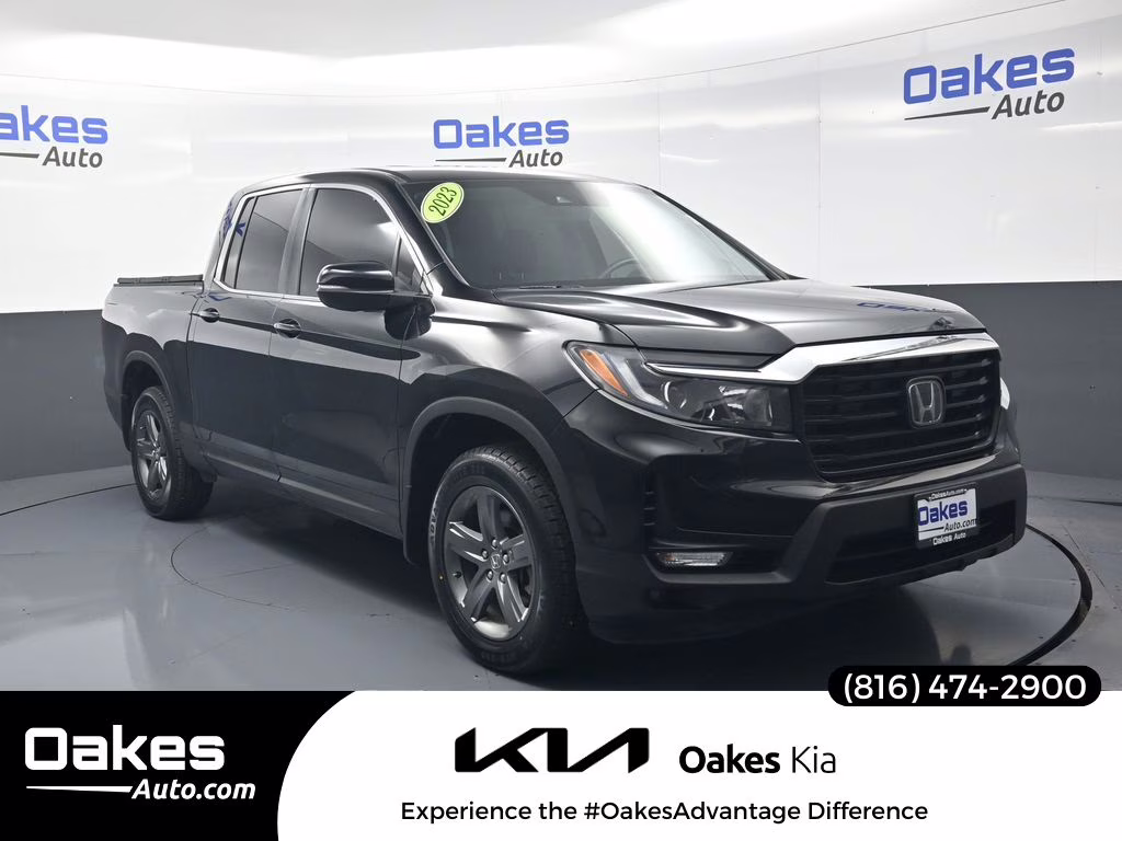 2023 Crystal Black Pearl Honda Ridgeline RTL Truck